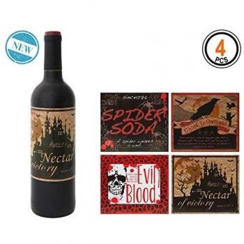 Atosa B/Cart. Pegatina Halloween 4 Unidades 56455