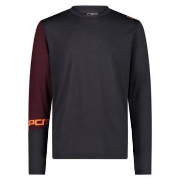 CMP Men's Long Sleeve Basic T-Shirt - Black - Size 54/2XL