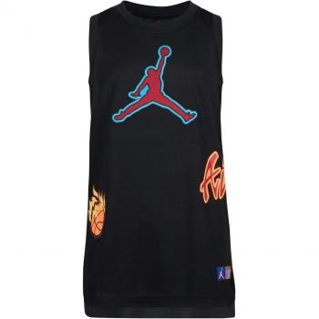 Jordan GFX Unisex Black Jersey - Size 158-170 CM - Poly Mesh