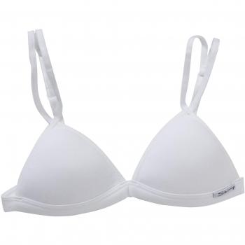 Skiny Sujetador con relleno triangular para niña Essentials, blanco, 164 EU