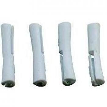 Jagwire CHA059 - Lote de 4 Tubos para Adulto, Color Blanco