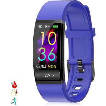 Pulsera inteligente M8 con temperatura corporal, tensión, oxígeno en sangre y modo multideporte