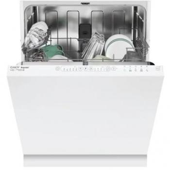 Máquina de Lavar Louça Candy CIP 3E7L0W - Encastre Total, 13 Copertos, Classe Energética E, 5 Programas