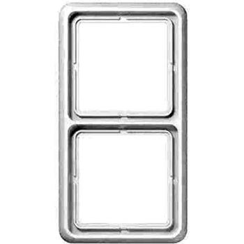 JUNG CD582WW Macro, Duroplástico, Resistente al Rayado, Brillante Blanco Alpino, Doble, 81 X 152mm