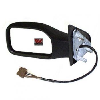 Espejo retrovisor VAN WEZEL 4009808 con ajuste manual, cristal plano, diseño de alta calidad y compatibilidad con varios modelos de vehículos
