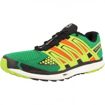 Salomon X-SCREAM SINOPLE Zapatillas para Correr Running City Trail Verde Amarillo Naranja para Hombre