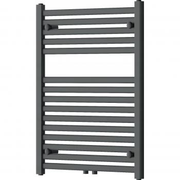 Radiador secatoallas eléctrico y de agua 447W, 80x60x3cm, Gris