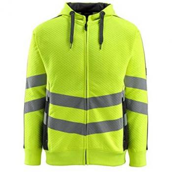 Sudadera con Capucha de Alta Visibilidad Mascot Corby Amarillo/Negro - XXL