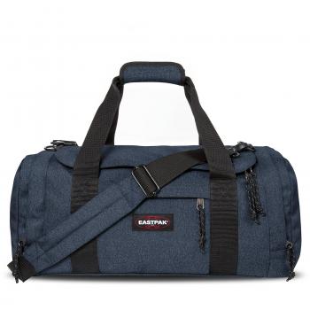Eastpak Reader S Bolsa de Viaje, Diseño Double Denim, 33 Litros, Color Azul