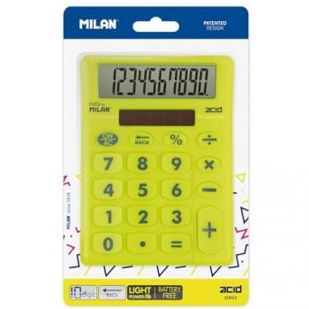 Calculadora Sobremesa 10 Dígitos Acid Amarillo