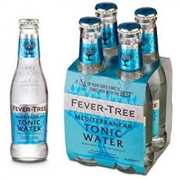 Fever Tree Mediterranean Tonic Water, 4 x 20cl