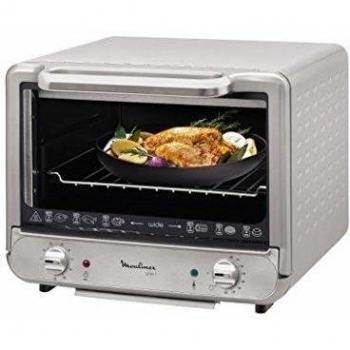 Moulinex Uno L Silver - Horno 1800 W, grill de 900 W, capacidad 27l