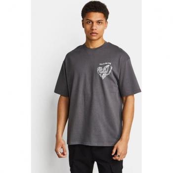 Camiseta Project X Paris Scripted Love para Hombre - Gris - Talla S - Jersey de Algodón