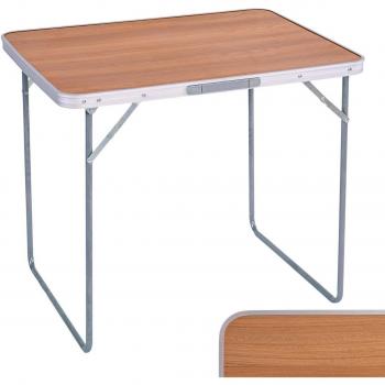 Juinsa S2404820 Mesa Plegable Madera, Hierro, 80 X 60 X 70 Cm, Materiales Varios, Multicolor
