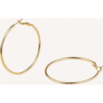 Pendientes de aro Vidal & Vidal Essentials de 60x2mm en oro de 18Kt con cierre catalán
