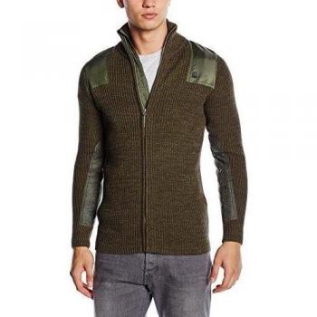 G-Star Raw Effo cardigan knit l/s - Chaqueta para hombre, Vert