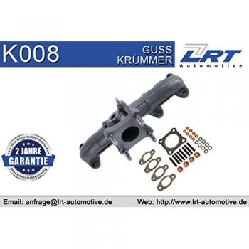 Colector de escape LRT K008 para VW 037253033D 037253031M, sistema de escape con piezas de ensamblaje