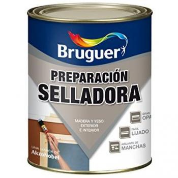 Bruguer Selladora Sellatine para Madera - 250 ml, Uso Interior y Exterior, Superficies Porosas