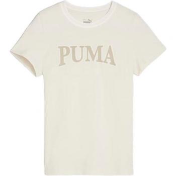 Camiseta Blanca De Manga Corta Puma Squad Niña