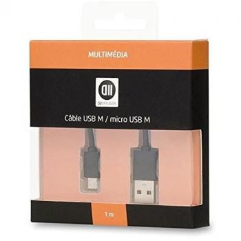 Cable USB 2.0 Micro-USB macho a USB macho 1m negro