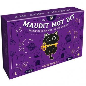 Juego de Cartas Asmodee Maudit Mot Dit - Juego de mesa en francés, juego de palabras, 3 a 8 jugadores, duración aproximada de 30 minutos