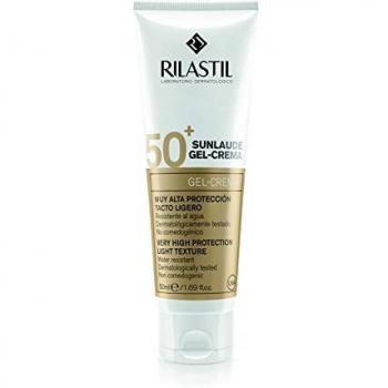 Rilastil Sunlaude - Gel Crema Facial con Protección Solar SPF 50+, 50 ml