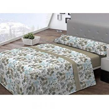 Pierre Cardin Juego sábanas coralina LIZANA 90 cm. Beig, 100Percent_poliéster, Cama de 90