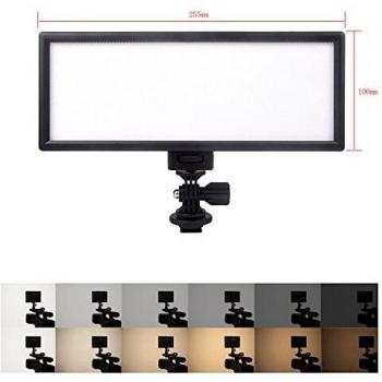 VILTROX L132T Ultra Thin LED Video Light Panel Dimmable Camera Light for DSLR Cameras DV Camcorders, CRI95 5600K/3300K
