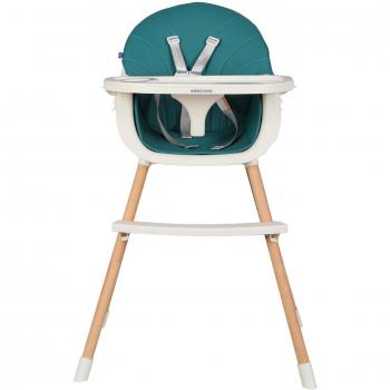 Trona 2 en 1 convertible en asiento con bandeja color gris claro - Interbaby