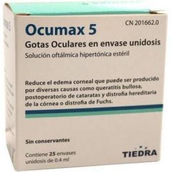 Ocumax 5 Gotas Oculares en Ampollas