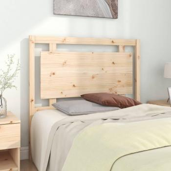 Cabecero de cama 105.5X4x100 cm madera maciza de pino