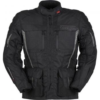 Chaqueta textil para motocicleta Furygan Brevent 3 en 1 Negro Gris