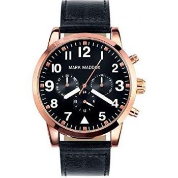 Mark Maddox HC3004-54 - Reloj de Cuarzo para Hombre, Correa de Poliuretano Color Negro