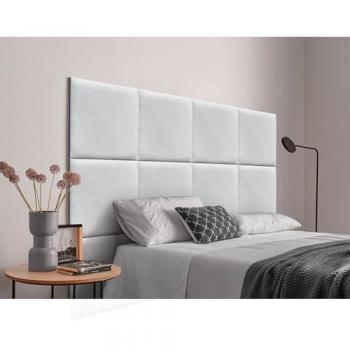 Cabecero de Terciopelo Liso Alta Gama Moderno con 4cm Grosor Cabezal Tapizado Cama Lujo Dormitorio Acolchado (Beige, 160x50 (150/160)) - Dhome