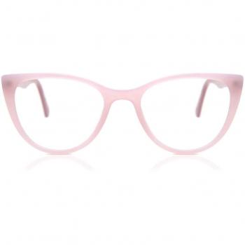 Cat Eye Montura Completa Plástico Rosas Gafas Recetadas para Mujer - Gafas Anti-Azules - SmartBuy Collection