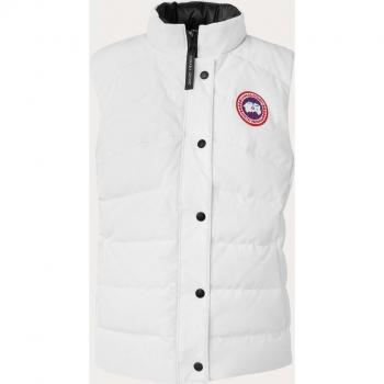 Canada Goose Women's Down Vest in Northstar White, Size Large
