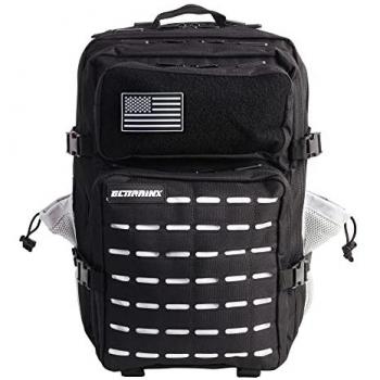 ELITRAINX V2 Tactical 45L Backpack Black and White Unisex