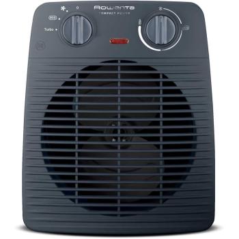 Calefactor Rowenta Compact Power SO2211F0 2000W Azul Gris, 2 Velocidades, Modo Eco, Apagado Automático