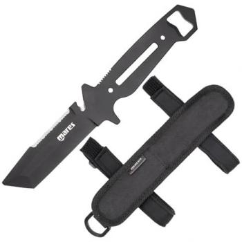 Cuchillo de buceo Mares Maximus Plateado