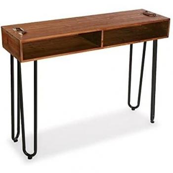 Versa Malak Mueble Recibidor Estrecho para la Entrada o el Pasillo, Mesa Consola, Medidas