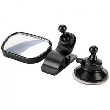 Gazechimp Espejo Retrovisor Trasera de Seguridad Ajustable de 360 Grados Amplia Bebé para Automóvil