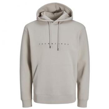 Sudadera con Capucha Jack & Jones Star Beige Relaxed Fit para Hombre M