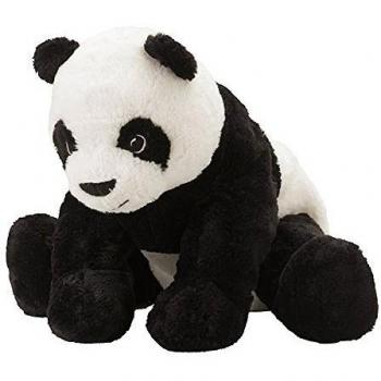 Ikea KRAMIG 902.213.18 Panda, Soft Toy, White, Black, 12.5 Inch, Stuffed Animla Plush Bear