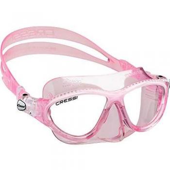 Cressi Moon Kid Máscara Infantil de Uso Acuático, Niños, Rosa/Blanco, Uni