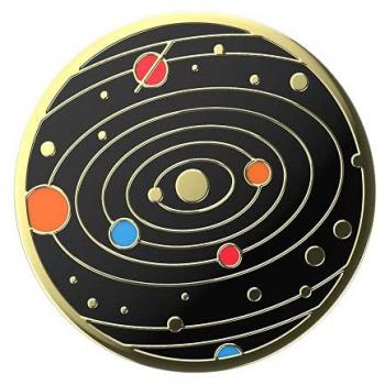 Soporte Pasivo PopSockets Enamel Solar Flare para Móviles y Lectores de Libros Electrónicos