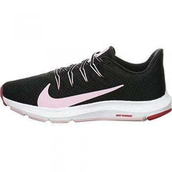Nike Wmns Quest 2, Zapatilla de Correr para Mujer, Negro/Helado Lila/Noble Rojo, 37.5 EU
