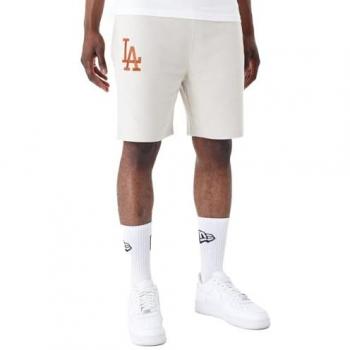Los Angeles Dodgers New Era League Essentials Cream Shorts