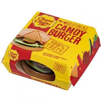 Chupa Chups The Original Candy Burger - Deliciosas hamburguesas de gominola, pack de 2 unidades de 130g