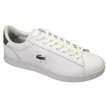Zapatillas Lacoste Carnaby Set 224 1 Hombre Blanco Verde Talle 40