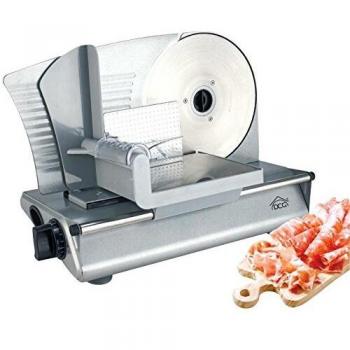 Cortafiambres Eléctrico DCG AS2470 con Cuchilla de Acero Inoxidable de 22 cm y Potencia de 150 W